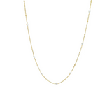 Seed Pearl Necklace Gold