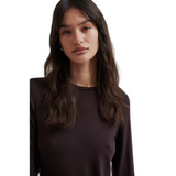Matima O-Neck Tee Chocolate
