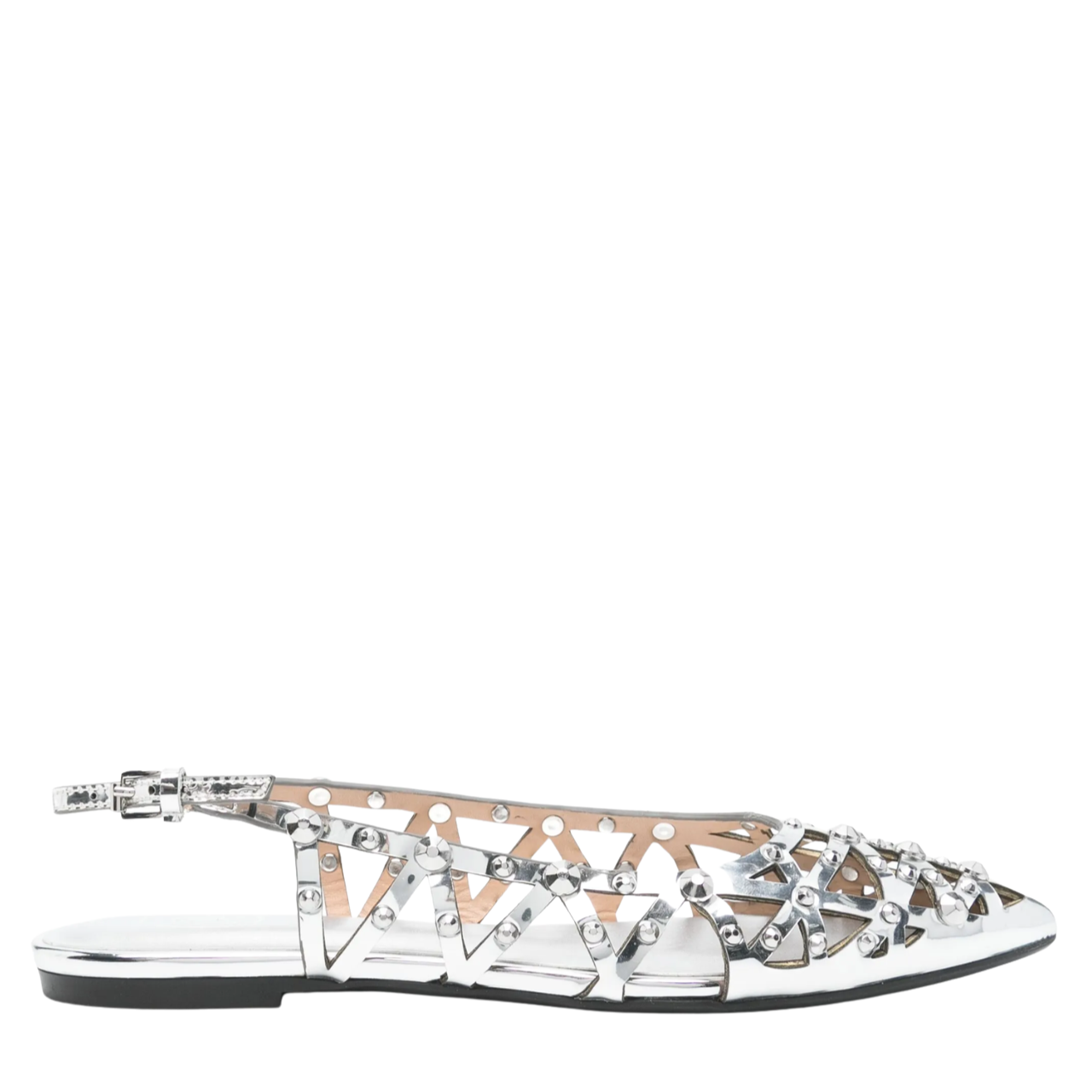 Bizarre Sling Back Silver