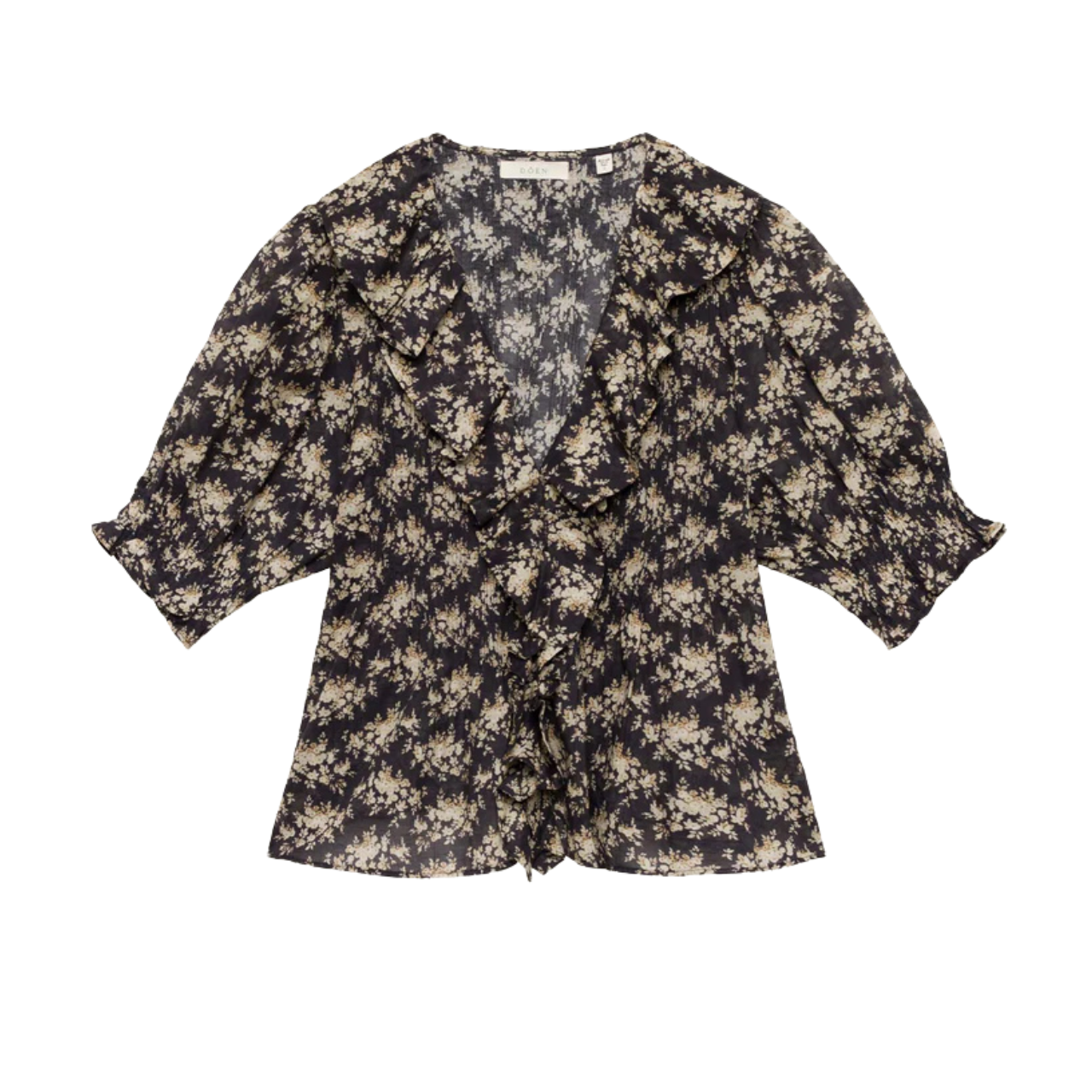 Henri Top Noir Floral
