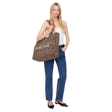 Leo Canvas Tote Leopard