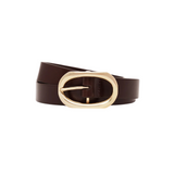 Small Signature Link Belt Brown/Gold