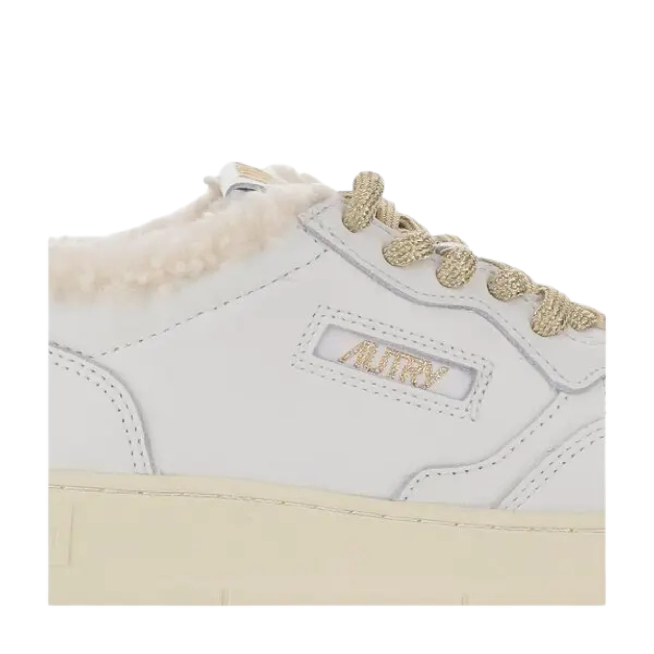 Medalist Low Shearling White
