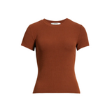 Rib Baby Tee Rust