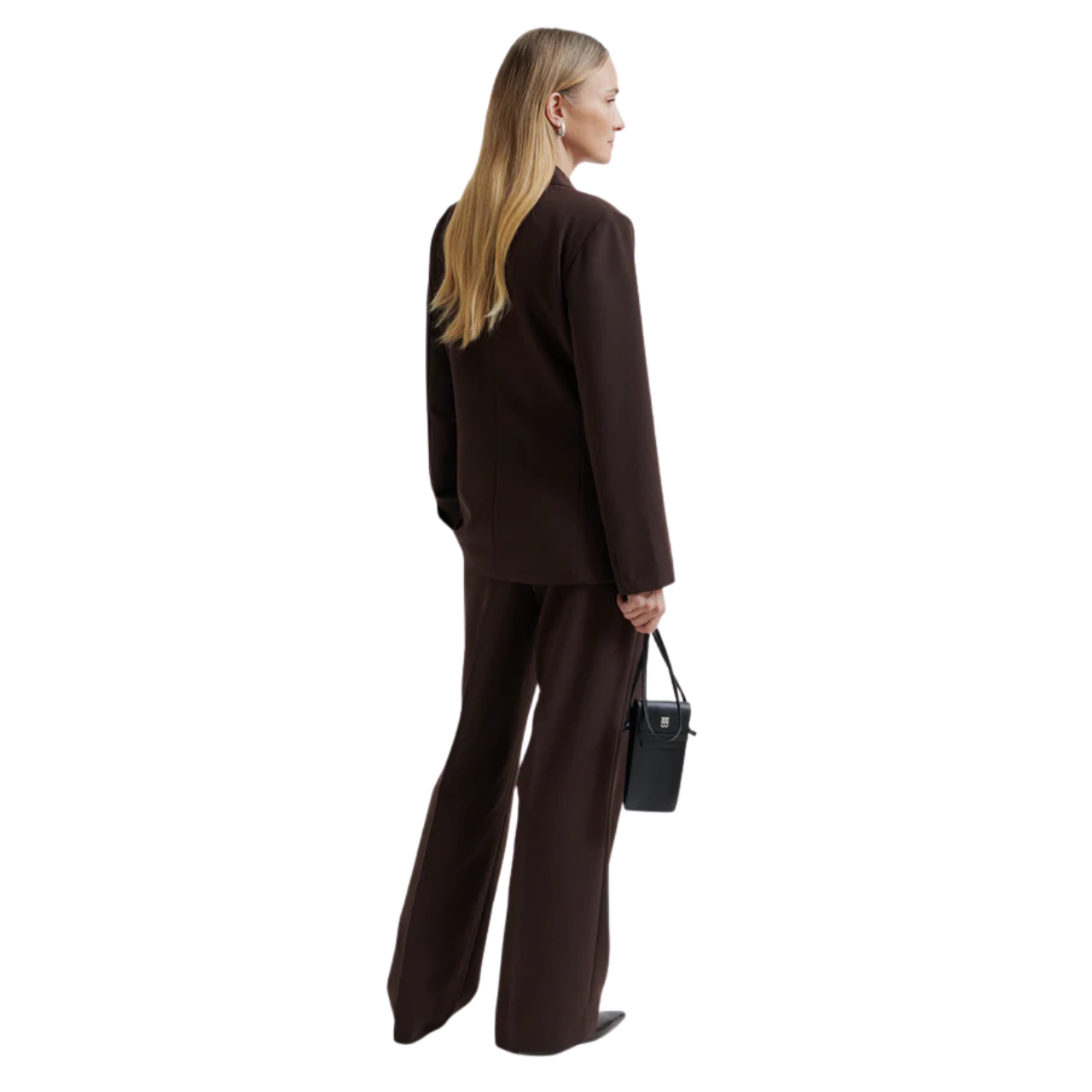 Fique Fitted Blazer Chocolate