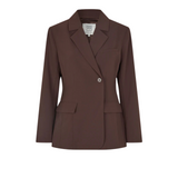Fique Fitted Blazer Chocolate