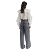 Fria Frill Blouse Tofu