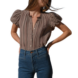 Millie Top Plaid Multi