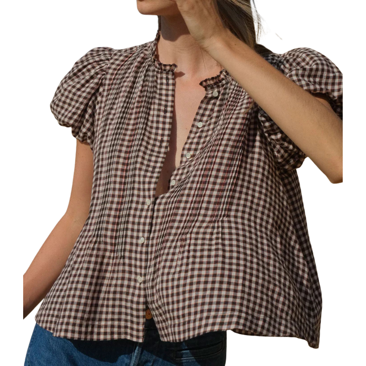 Millie Top Plaid Multi