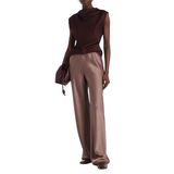 Draped Cowl Neck Top Fig