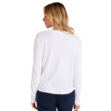 Crew Neck Tee L/S White