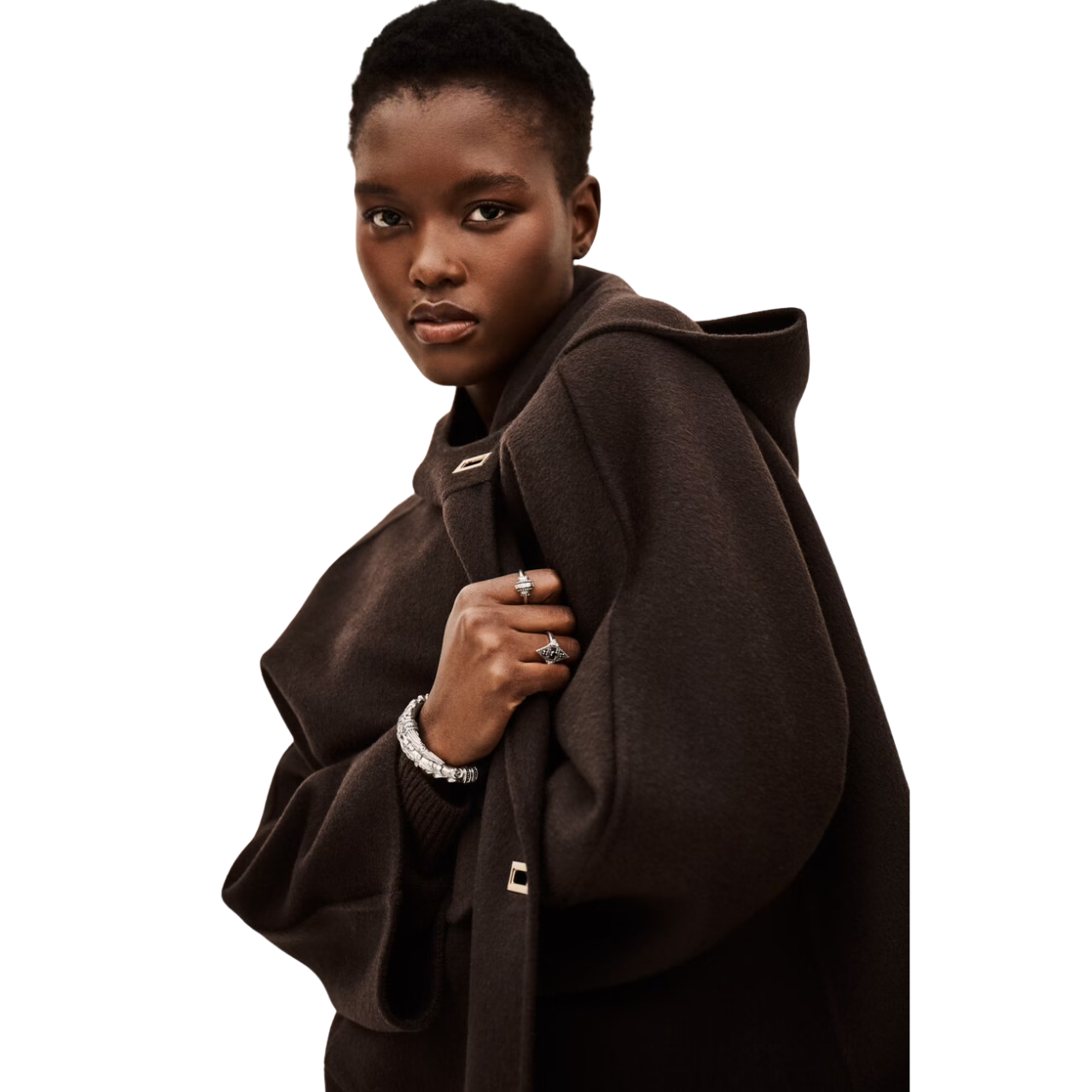 Kove Short Coat Chocolat