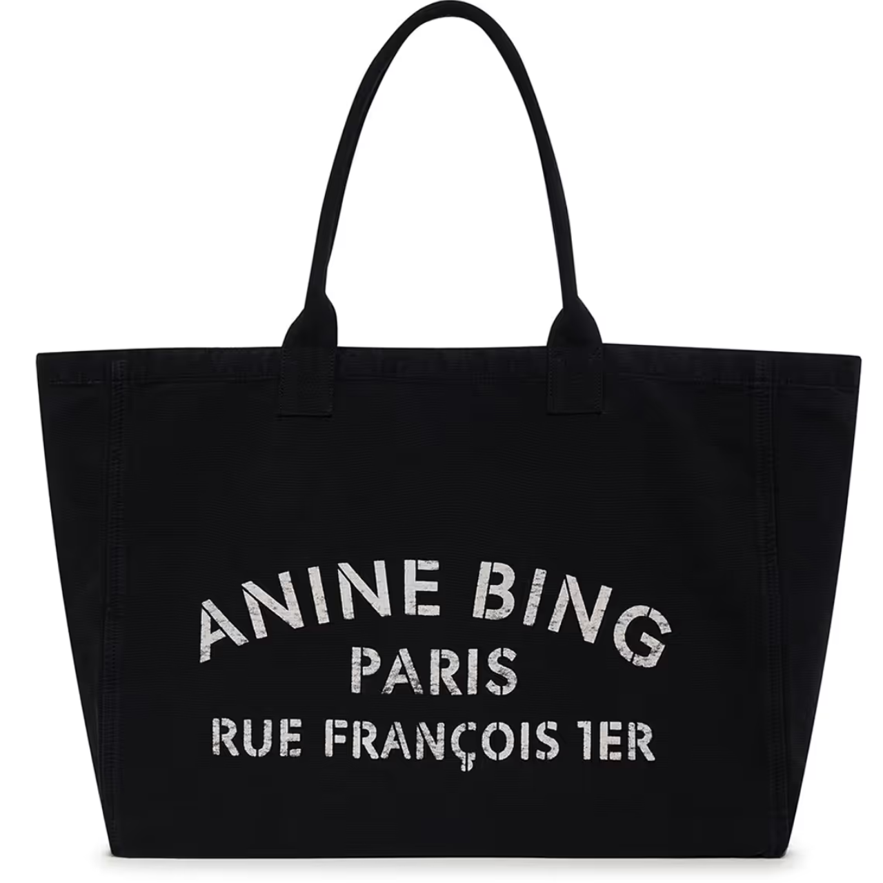 Leo Canvas Tote Black
