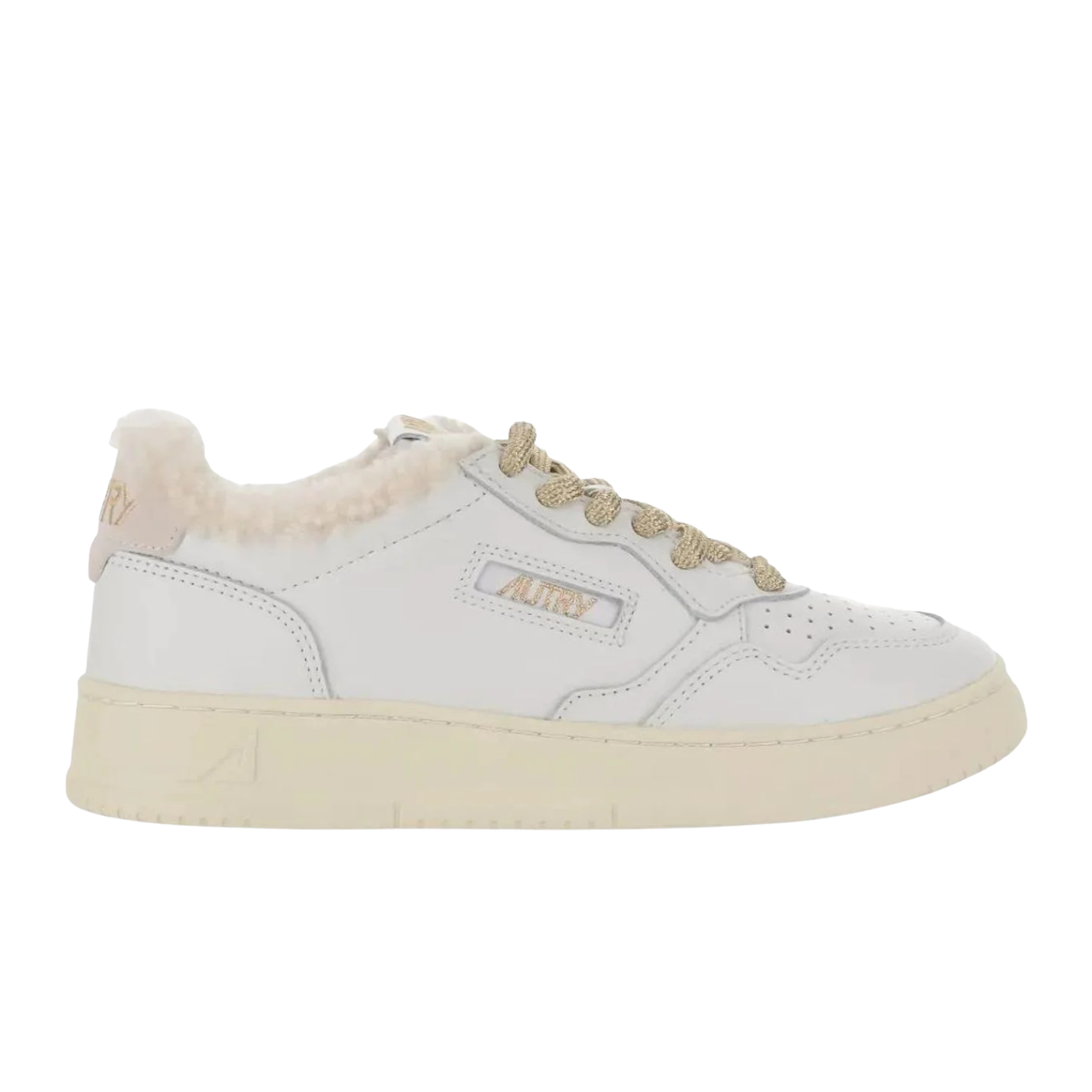 Medalist Low Shearling White