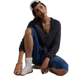 School Girl Cardigan Charcoal