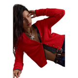 School Girl Cardigan Cherry Pop