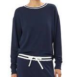 Sonja Fleece Sweatshirt Indigo