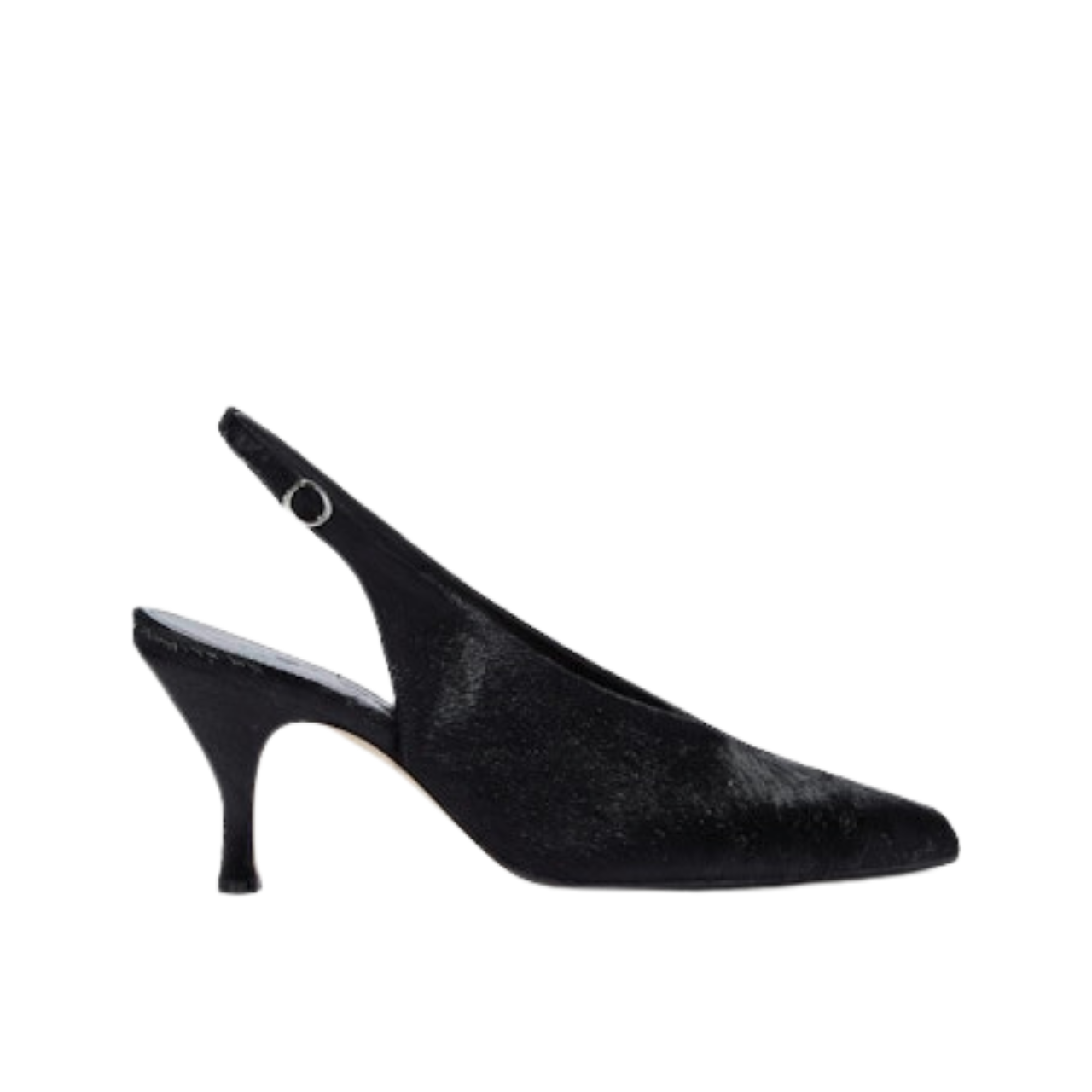 Carla Pony Hair Pumps Black