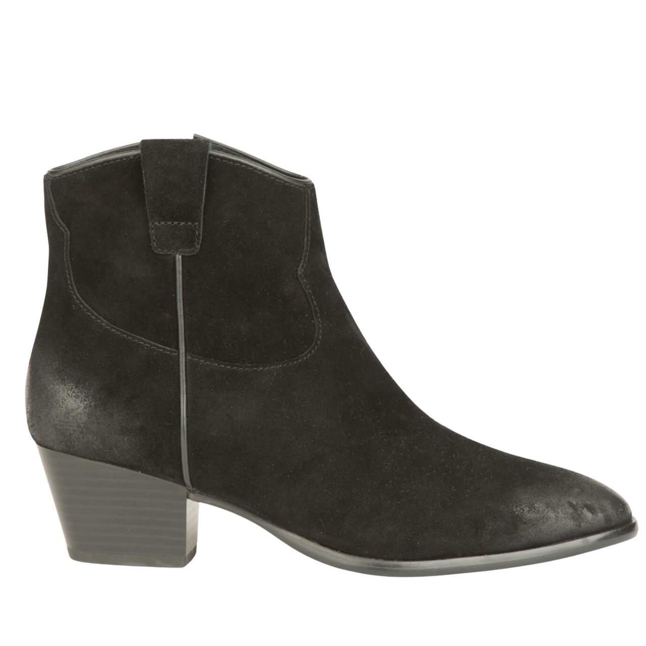 Fame Black Suede Boots