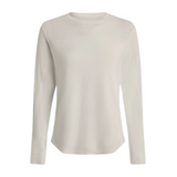 Samia Seamless LS Tee White