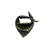 Cotton Paisley Olive Green Scarf