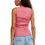 Neria Vintage Rosey Tank Top