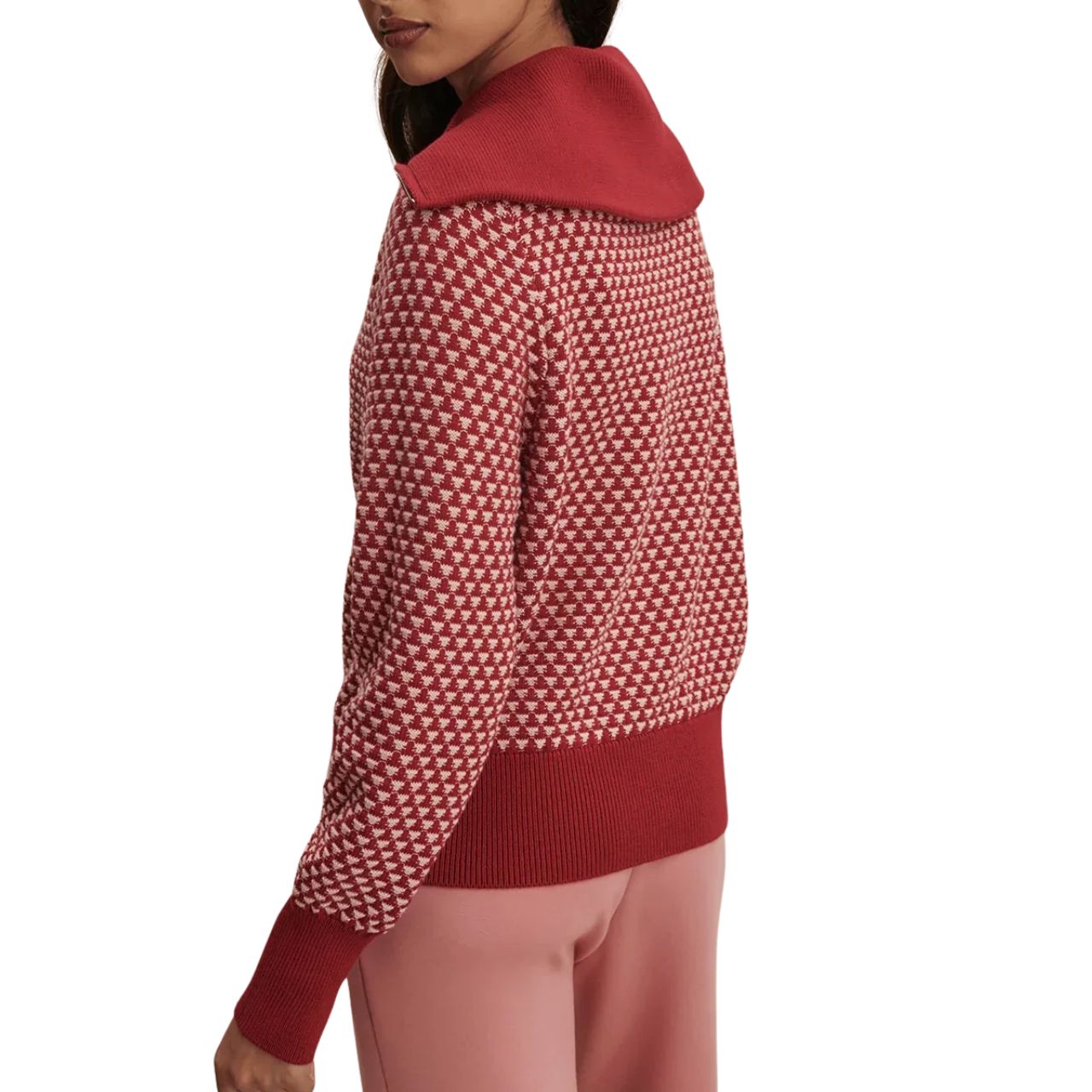 Lloyd Stitch Knit Raspberry