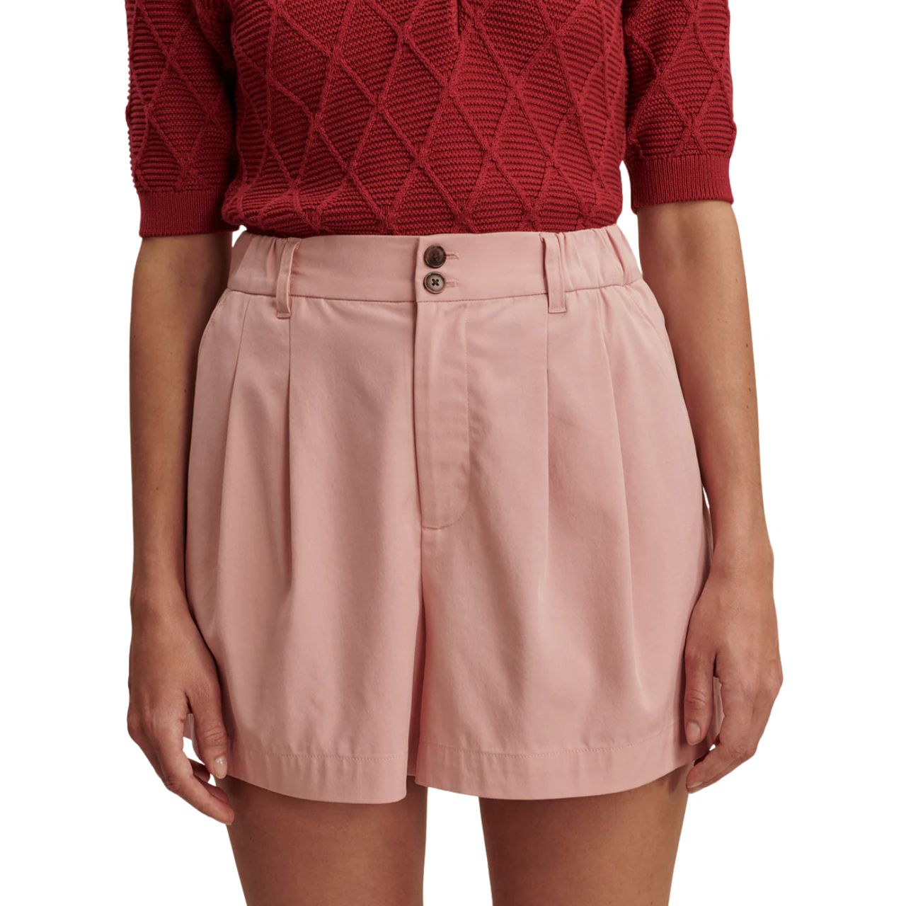 Tansy Woven Short Rose