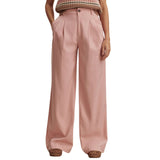 Jayla Wide Leg Trousers 29.5 Rose