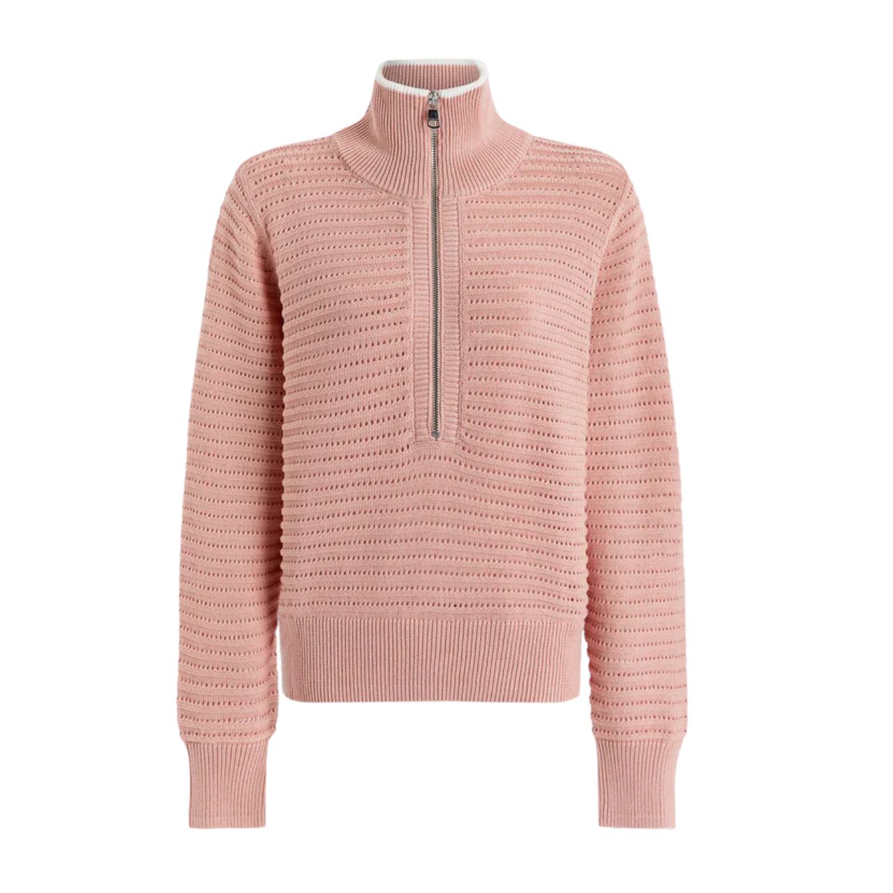 Morwenna Rose Knit Half Zip Sweater