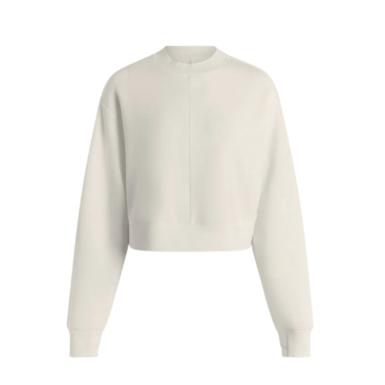 Tasmin Cropped Sweatshirt White
