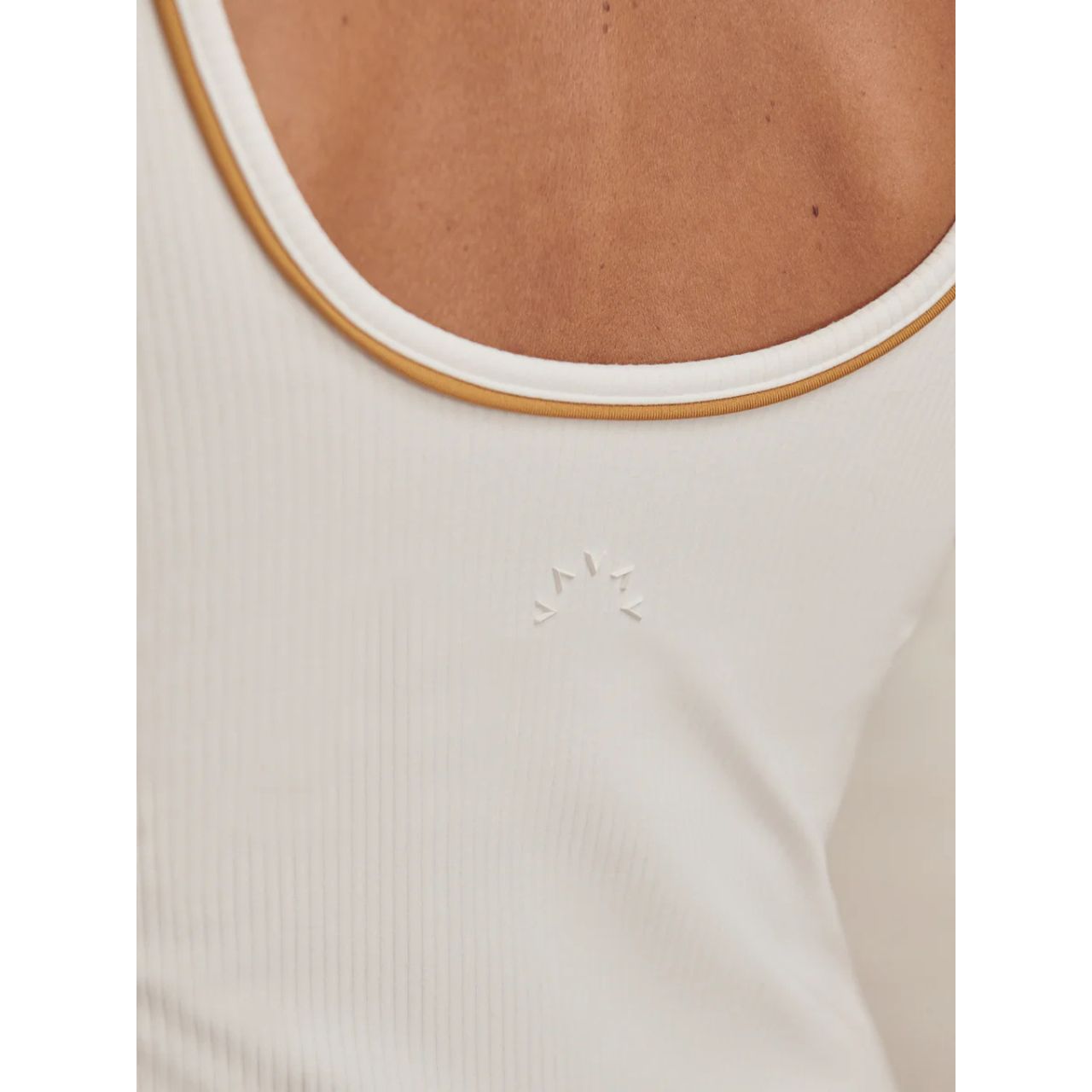 Barney Piped White/Apple Tank Top