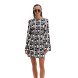 Melinda Satin Mini Dress Arch