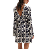 Melinda Satin Mini Dress Arch