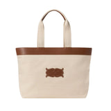Monogram Grand Canvas Tote Taupe