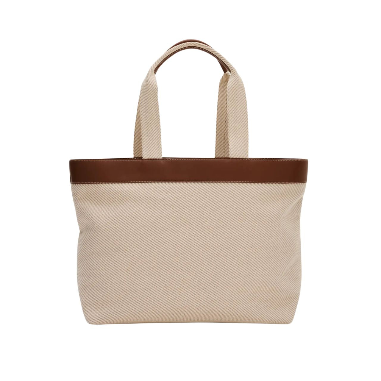 Monogram Grand Canvas Tote Taupe