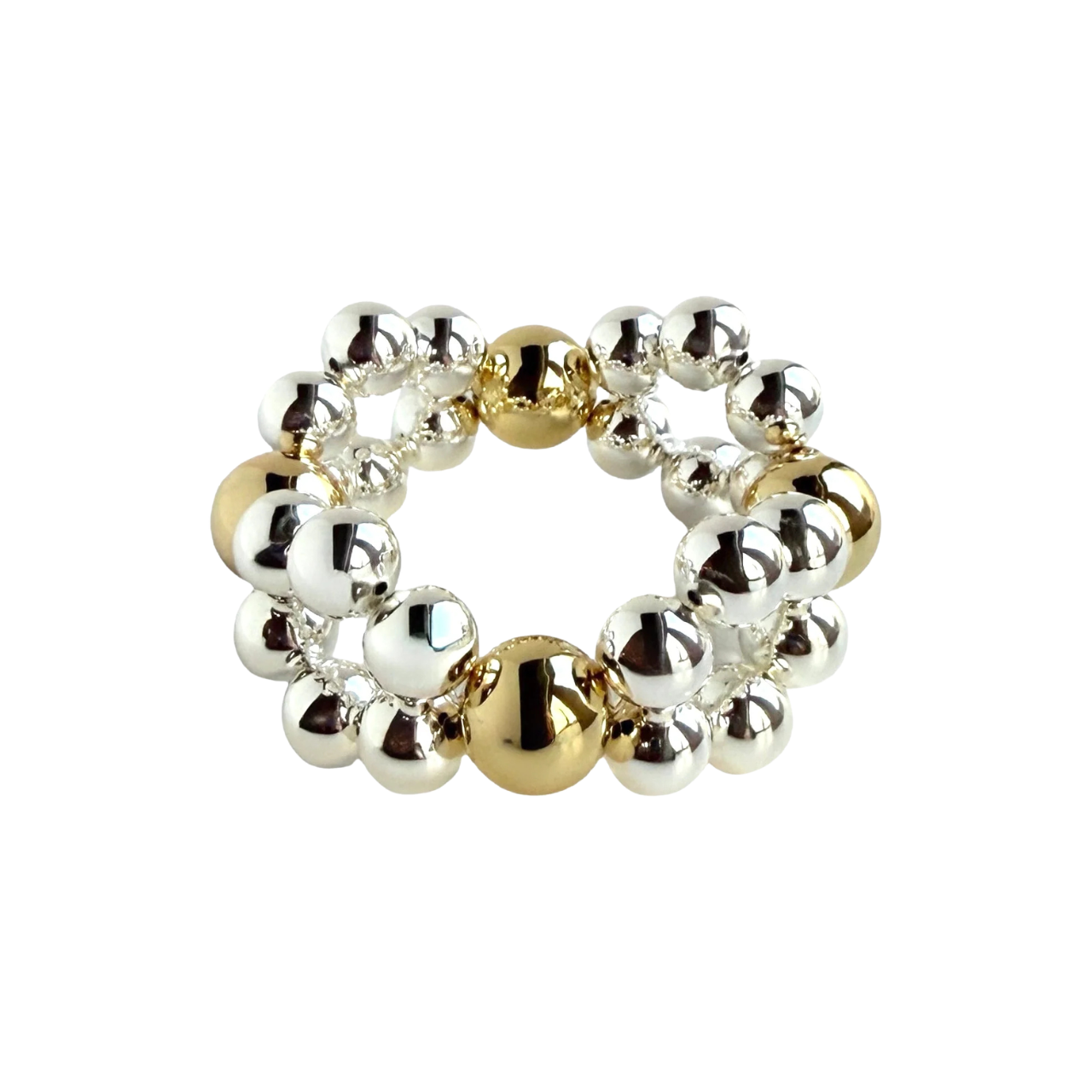 Cherry Sky Silver Gold Cuff