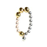 Snow Drop Blush Gold Bracelet