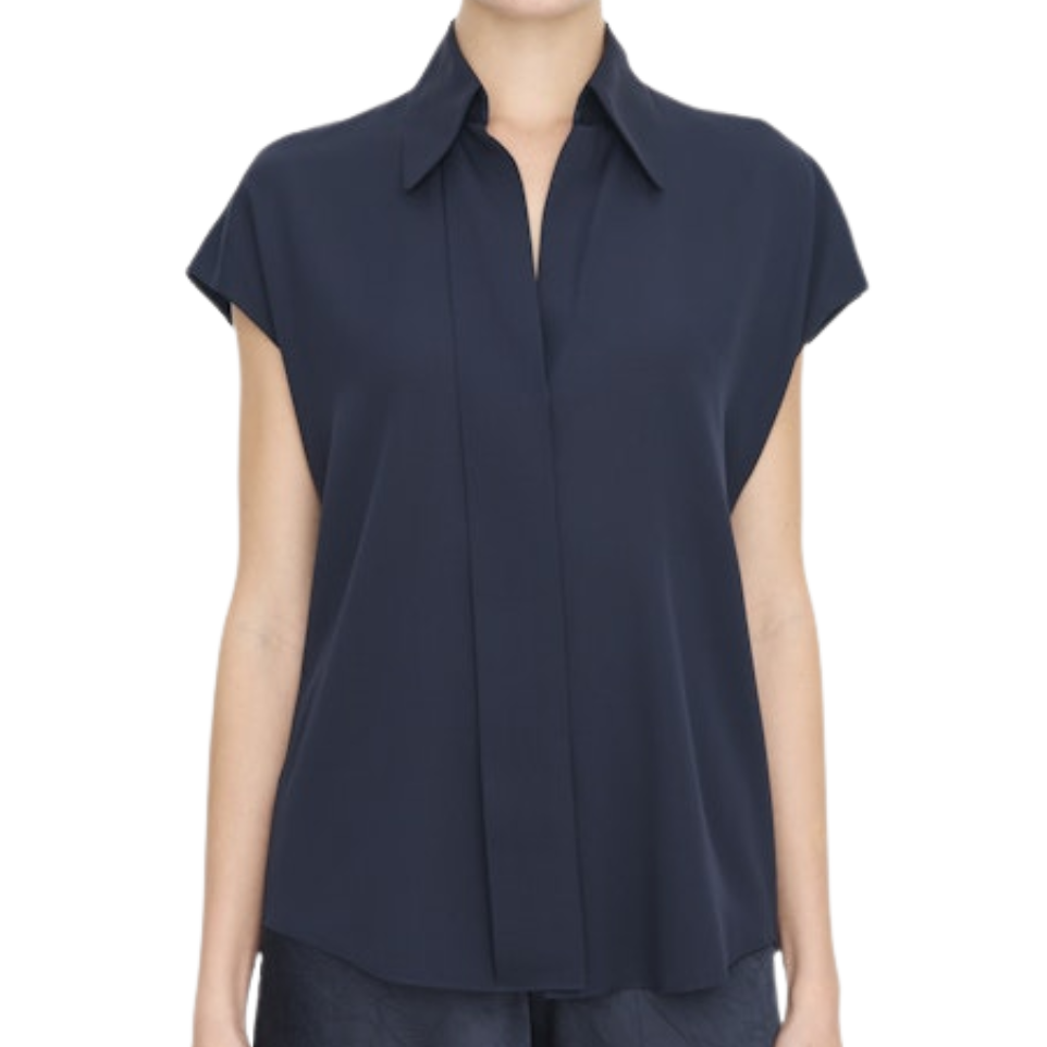 Cap Sleeve Blouse Coastal