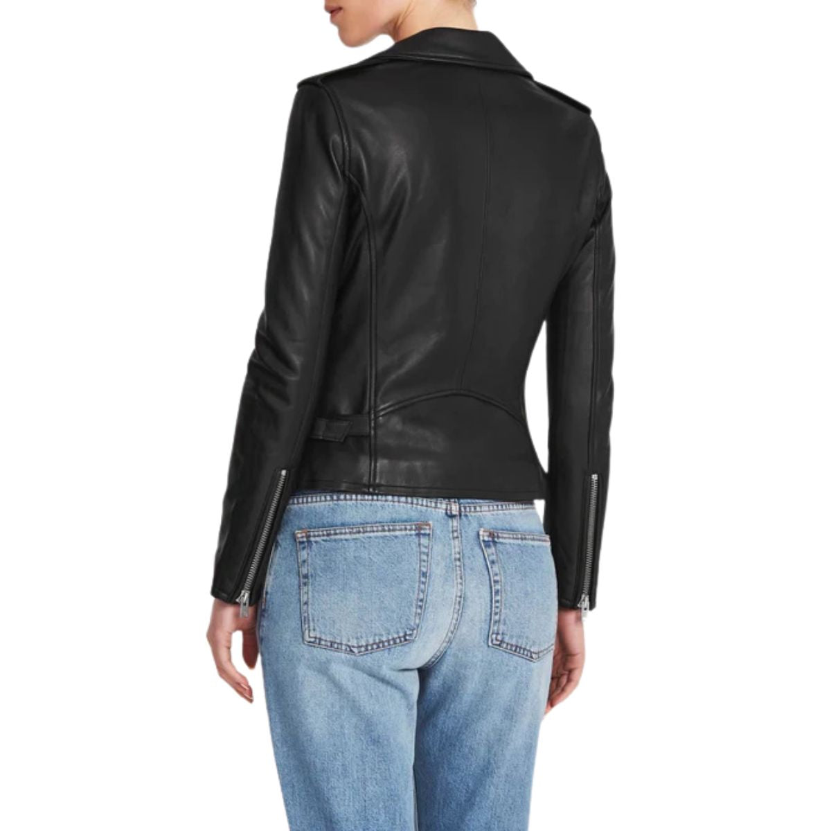 Newhan Black Leather Jacket