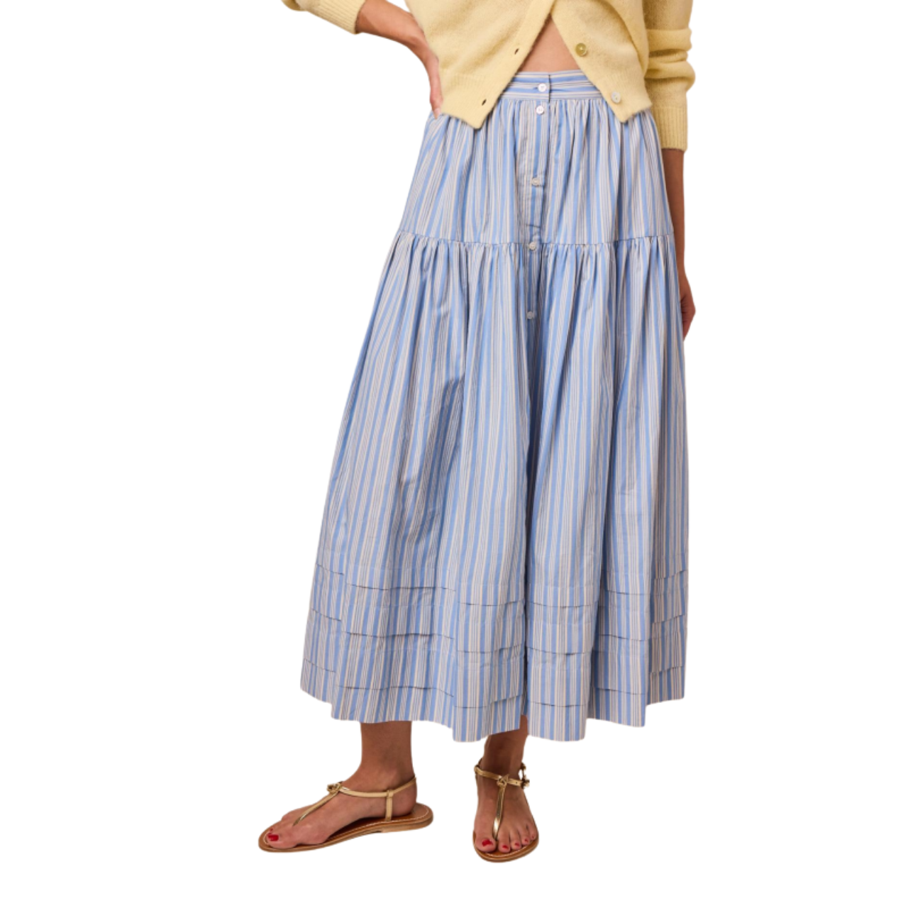 Marceline Skirt Salerno Stripe