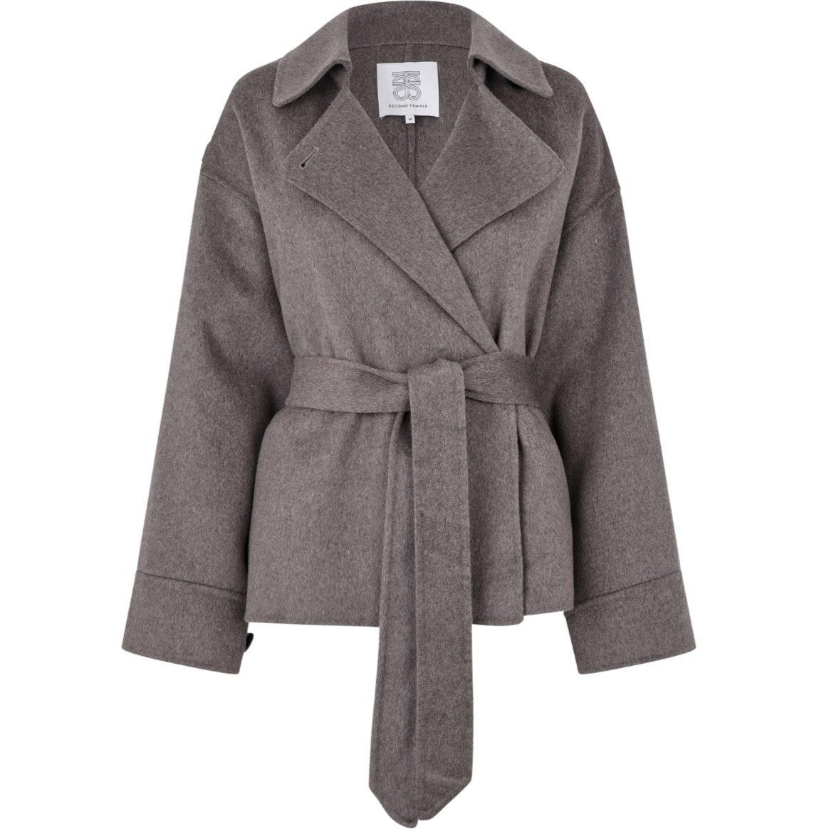 Walance Belt Jacket Brown