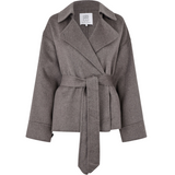 Walance Belt Jacket Brown