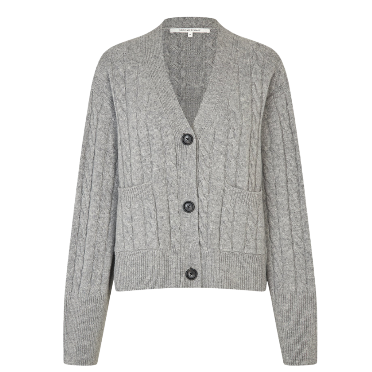 Alphine Knit Cardigan Grey
