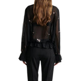 Luma Sequin Blouse Black