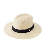 Fedora Beige Black Hat