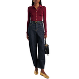 Burgandy Viscose Knit Bodysuit