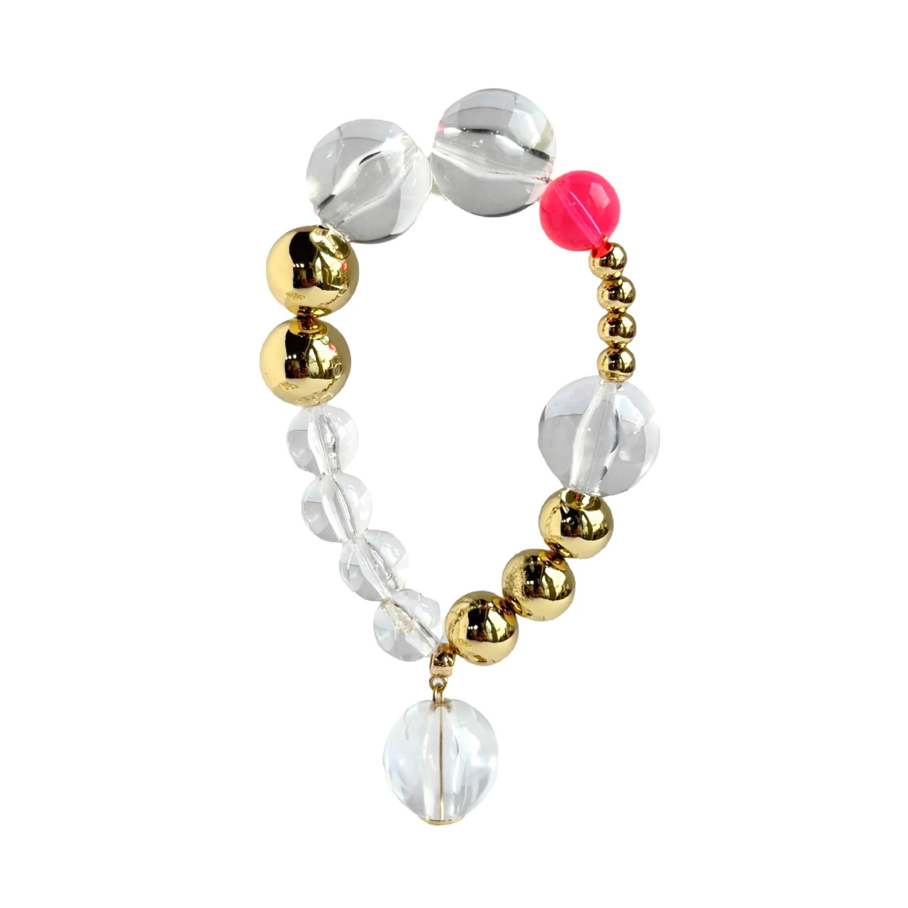 Baby Bell Neon Strawberry Bracelet