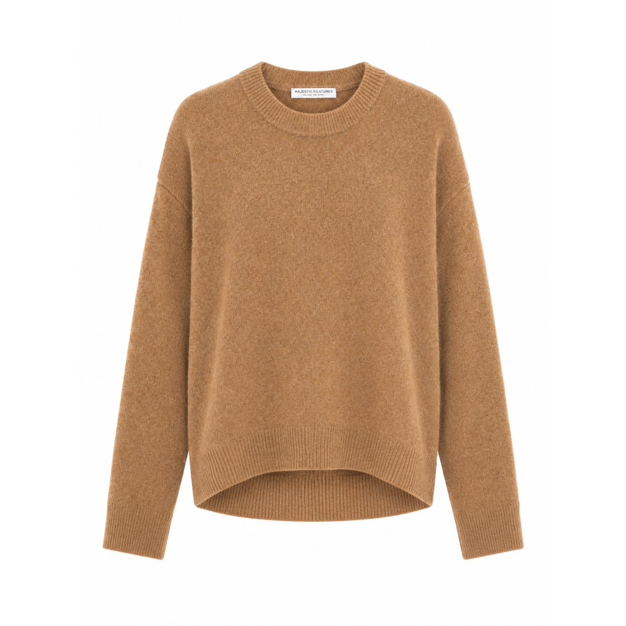 Round Neck Jumper Camel