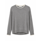 Round Neck Jumper Heather Grey